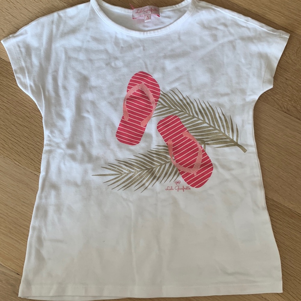 Lili Gaufrette size 8 girl tshirt